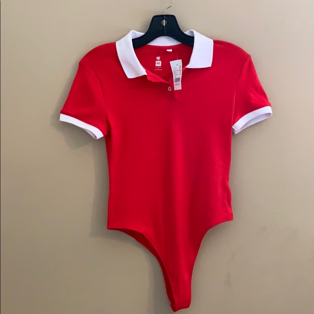 Me to We Red Bodysuit